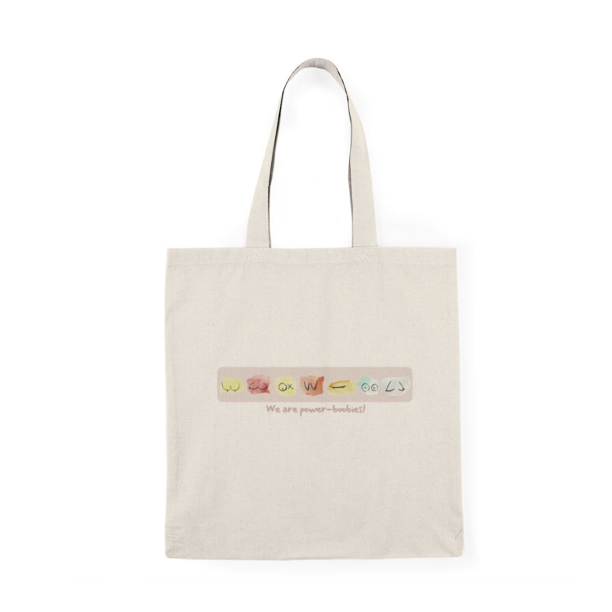 Natural Tote Bag - All boobies are Earth boobies