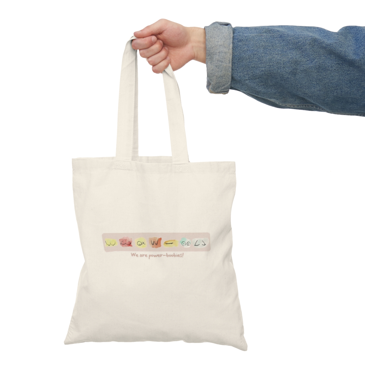 Natural Tote Bag - All boobies are Earth boobies - Image 5